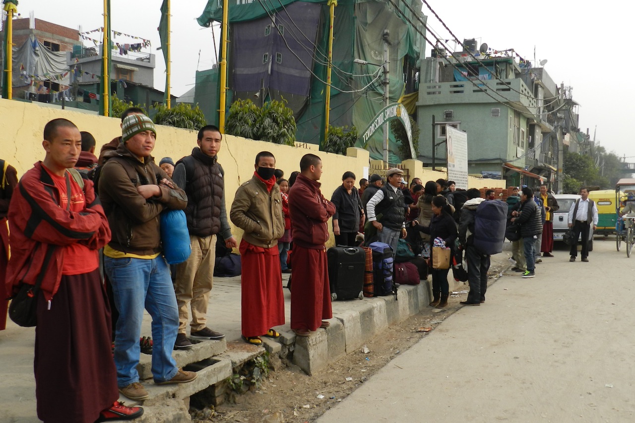Tibetan public at Majnu Tilla